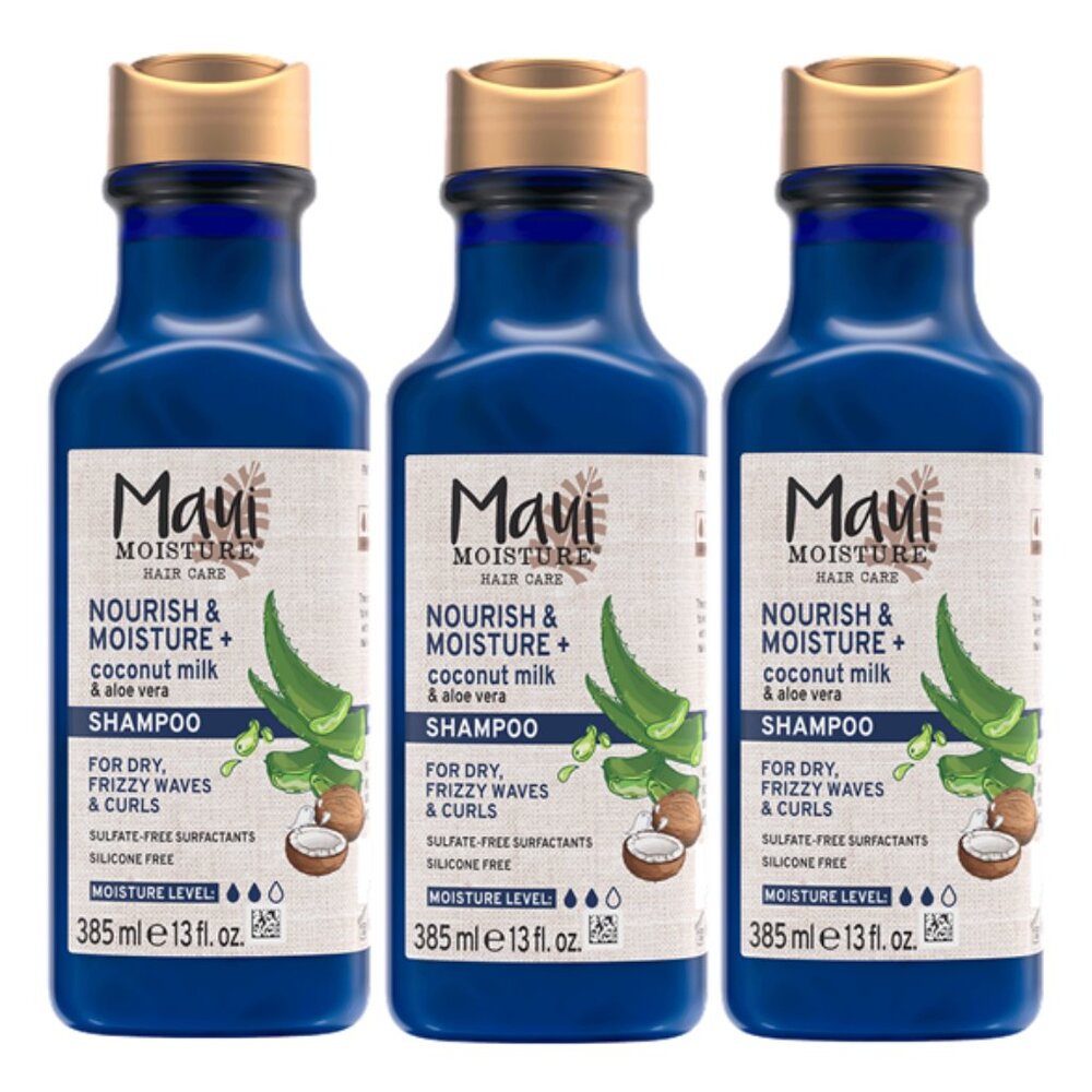 Set of three (3) NEW Maui Moisture Coconut Milk Shampoos